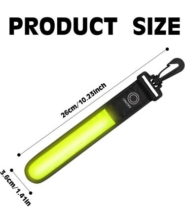 Sylanda LED Flashing Lights for School Bags | 4-Piece Waterproof Reflector Set | Safety Lights for Kids' Backpacks | Ideal for Hiking & Jogging - Yellow - Buy Online on SooperMarket.com