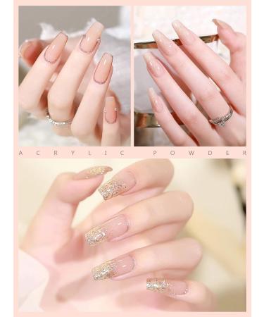 EBANKU 120g Nude Acrylic Powder - Professional Long-Lasting Acrylic Nail Powder for Extension & Carving - No Nail Lamp Required | 4.23oz Capacity - Buy Online on SooperMarket.com