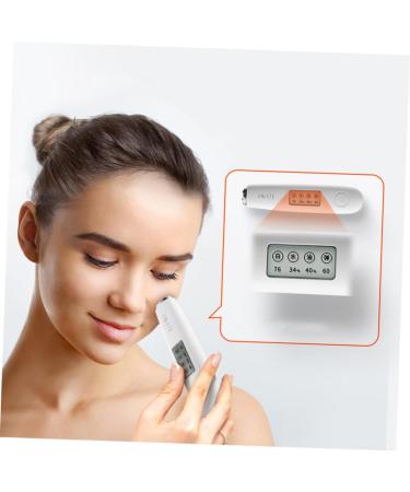 WOONEKY 1pc Skin Care Tester Skin Tester Machine Face Lifting Beauty Machine Facial Massager for Women Skin Tester Skin Tool Digital Skin Analyzer Precision Travel White Sensor - Buy Online on SooperMarket.com