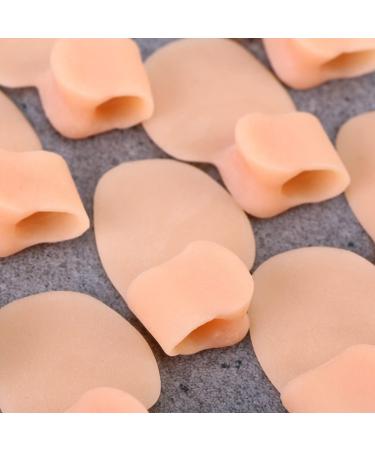 30-Piece Shoe Insole Spacer Set for Bunion Relief and Toe Alignment - Nude, Medium Size - Pedicure Tool for Men and Women - Buy Online on SooperMarket.com