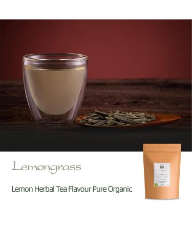 Organic Lemongrass Herbal Tea - 200g Citronella Tea for Wellness & Flavor - Premium Quality Dried Lemongrass - Buy Online on SooperMarket.com