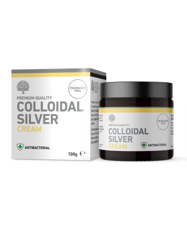 New & Improved Formula - Nature's Greatest Secret All Natural Antibacterial Cream with 81% Premium Quality Colloidal Silver 100g