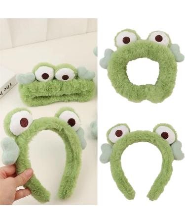 JLEivvi 2 Pieces Frog Makeup Headband Cute Frog Hair Hoop Frog Spa Headband Cartoon Frog Hair Bands Frog Hair Accessories For Face Washing Shower Sports Yoga Beauty Skincare - Buy Online on SooperMarket.com