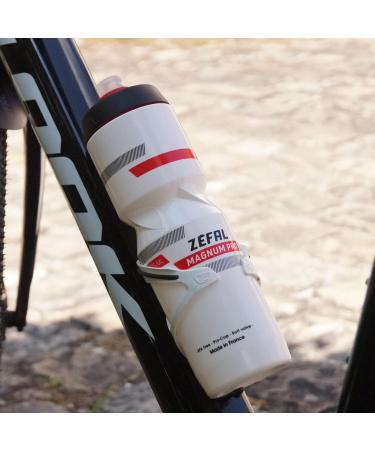 Zefal Magnum Pro Bottle White 975ml - Premium Unisex Cycling Water Bottle - Buy Online on SooperMarket.com