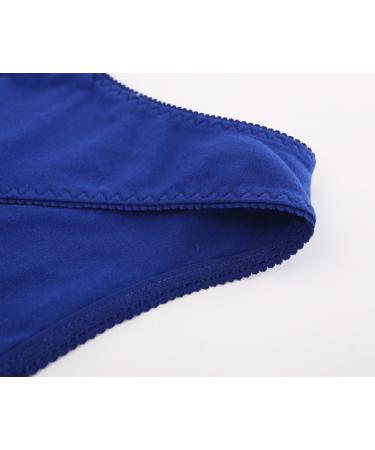 ZUMIY Maternity Nursing Top - Women's Cotton V Neck Ruched Waist Double Layered Tank - S Blue - Buy Online on SooperMarket.com
