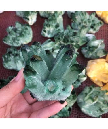 Specimen Healed 260g Natural Crystal Green Ghost Crystal Cluster As a Gift kaixun - Buy Online on SooperMarket.com