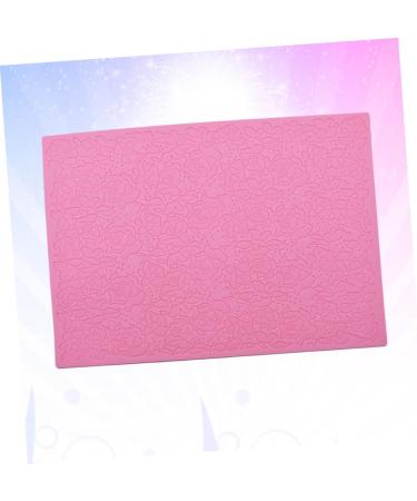HOMSFOU 2 Pcs Silicone Molds Cake Mold Fondant Molds Cakesicles Mold De para Gelatinas Cake Decorating Tool Silicone Baking Mold Silicone Fondant Mold Fondant Pad Roses 38.5*29CMx2pcs Pinkx2pcs - Buy Online on SooperMarket.com