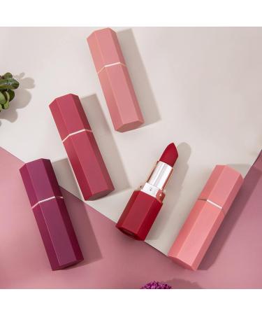 Nude Matte Lipstick - Long Lasting, Waterproof, Non-Stick Cup Lip Gloss for Women | Professional Cosmetics Gift - Buy Online on SooperMarket.com