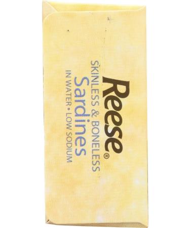 Reese Skinless & Boneless Sardines 4.38 oz - Premium Quality Seafood for Healthy Eating - Buy Online on SooperMarket.com