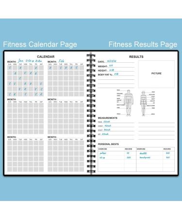Workout Log for Women & Men - A5 Fitness Planner/Journal to Track Weight Loss  Workout Journal for GYM  Bodybuilding Progress - Daily Health & Wellness Tracker  Black - Buy Online on SooperMarket.com