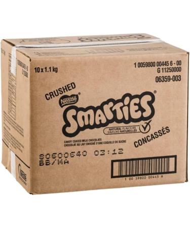 SMARTIES Bulk Crushed Chocolate SMARTIES Chocolate for Baking No Artificial Colours 11kg (10 x 1.1kg) - Buy Online on SooperMarket.com