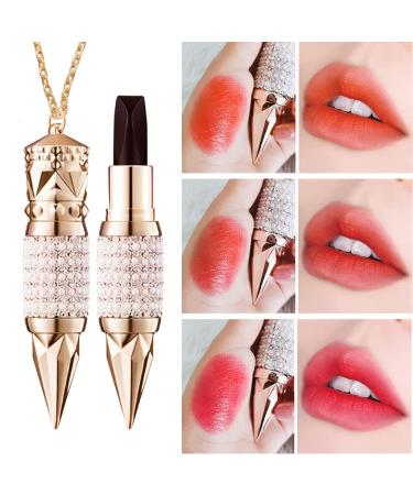 Waterproof 3-in-1 Matte Lipstick Trio - Long Lasting, Moisturizing Velvet Texture - Buy Online on SooperMarket.com