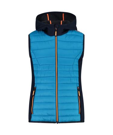 CMP Boys Kid Hybrid Vest Fix Hood VEST 110 Danubio