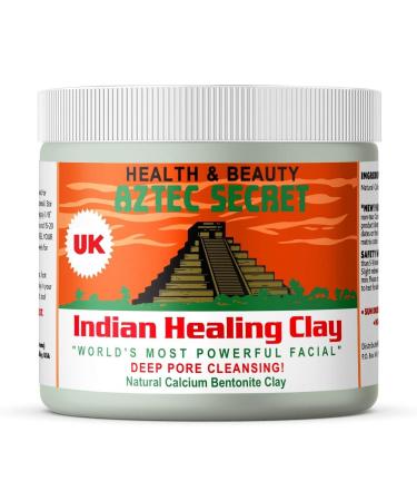 Aztec Secret Indian Healing Clay Mask 454g - World's Most Powerful Facial - Face Masks Skincare - Great For Acne Blackheads Cleansing Redness Detox Pore Treatment Skin Hydrating & Blemishes