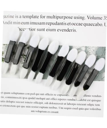 Baluue 50pcs Eye Shadow Applicator Double Ended Sponge Makeup Beauty Tool Kits Eyeshadow Applicator White - Buy Online on SooperMarket.com