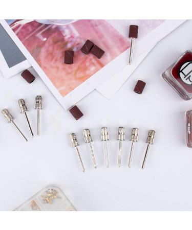 10-Piece Rolybag Nail Drill Bits Set for Electric File Sanders - 3/32 Inch Mandrels for Manicures, Pedicures, Home, Salon & Spa - Buy Online on SooperMarket.com