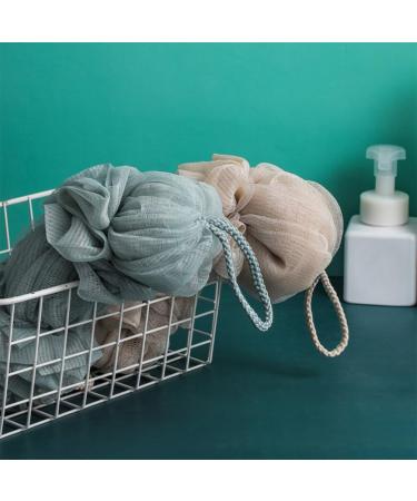 Buy Cabilock 6 pcs Exfoliating Body Scrubbers - Long Bath Ball & Back Washer for a Spa-Quality Shower Cleanse | International Shipping Available - Buy Online on SooperMarket.com