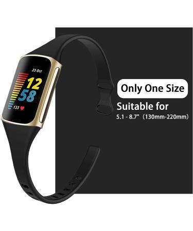Surundo Slim Silicone Band for Fitbit Charge 5 - 8 Color Options - Buy Online on SooperMarket.com