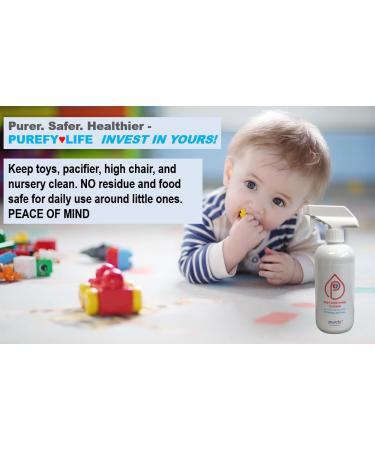 Baby Everything Cleaner - Hypoallergenic No Residue Unscented & Safe for Toys & Nursery - 16oz + Concentrate (Makes 80oz - Buy Online on SooperMarket.com