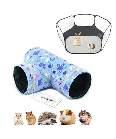 Amakunft Small Animals C&C Cage Tent Breathable & Transparent Pet Playpen Pop Open Outdoor/Indoor Exercise Fence Portable Yard Fence for Guinea Pig Rabbits Hamster Chinchillas and Hedgehogs