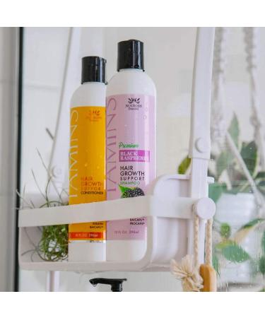 Nourish Beaute Hair Loss Shampoo for Hair Regrowth, Volume & Thickening - Biotin, DHT Blockers & Antioxidants - Men & Women - 10 oz Black Raspberry Shampoo - Buy Online on SooperMarket.com