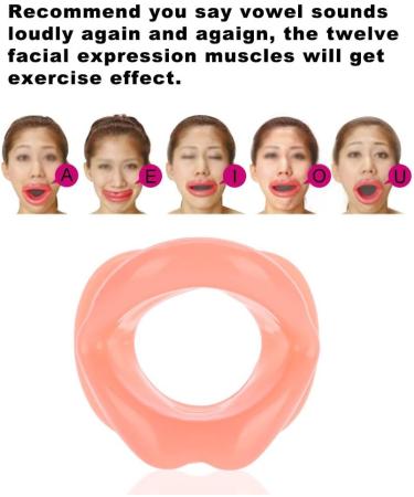 Face Sleeping Lifting Hammock Chin Cheek Slimmer Wrinkle Silicone Lip Exerciser for Facial Firming - Buy Online on SooperMarket.com