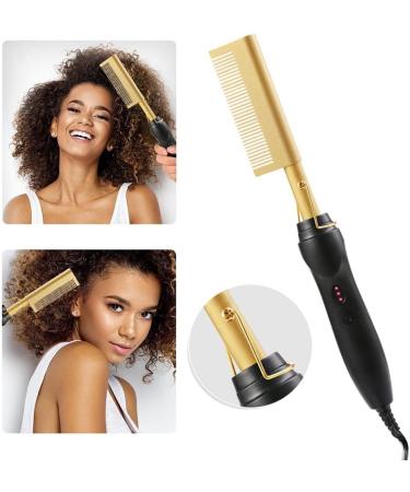 Buy Hot Comb Electric Straight Comb - Hair Curler & Straightener with US Plug | Fast International Shipping - Buy Online on SooperMarket.com