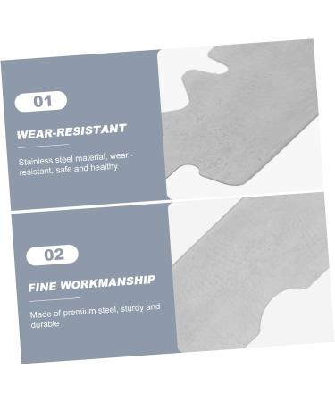 Magiclulu 600 pcs Razor Blade Replacement - Rustproof Steel Manual Plan Cutter for Men | Beard & Body Hair Grooming - Buy Online on SooperMarket.com