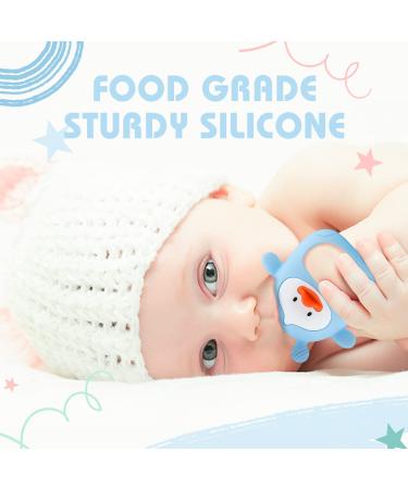 Silicone Duck Baby Teether Toy for Infants 3+ Months - BPA Free and Easy to Clean - Buy Online on SooperMarket.com