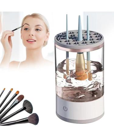 QUR White Makeup Brush Cleaner Electric Automatic Spinning Makeup Brush Cleaner Fit for All Makeup Brush - Buy Online on SooperMarket.com