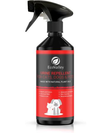 EcoValley Urine Stopper Spray 500ml - Dog & Cat Odour Eliminator, Eco-Friendly Cleaner for Carpets & Puppy Training - Buy Online on SooperMarket.com
