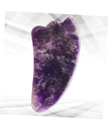 WOONEKY 1pc Eye Beauty Roller Face Neck Massager Jade Facial Massager Scrapping Plate for Spa Face Massage Roller for Women Jade Scraping Plate Trigger Point Board Eyes Purple 8.00X5.00X1.50CM Purple - Buy Online on SooperMarket.com