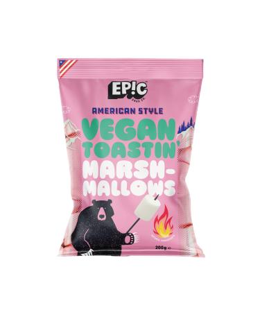 EPIC SNAX CO Vegan Toastin' Marshmallows Plant Based American Style Mallows 200 g (Pack of 1)
