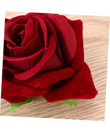 minkissy 2 1 Hibiscus Hair Clip Red Artificial Flowers Flower Hair Clips for Women Hair Clips for Women Thick Hair Rose Hairpin Rose Flower Hair Comb Hair Piece Blossom Hair Accessories medium Rosso - Buy Online on SooperMarket.com