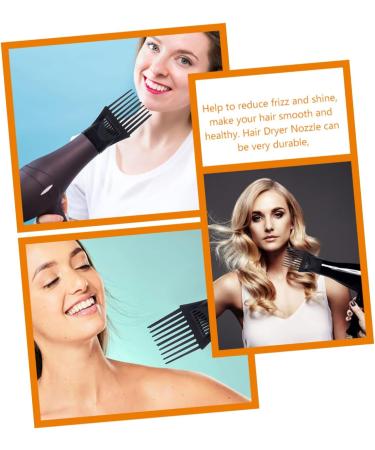 Didiseaon 25 Pcs Hair Dryer Comb Blow Dryer Comb Bachelorette Party Hairdressing Tool Hair Dryer Nozzle Adapter Wide-tooth Comb Attachment Hair Dryer Diffuser Collector Plastic Modeling 13x6cmx5pcs Blackx5pcs - Buy Online on SooperMarket.com