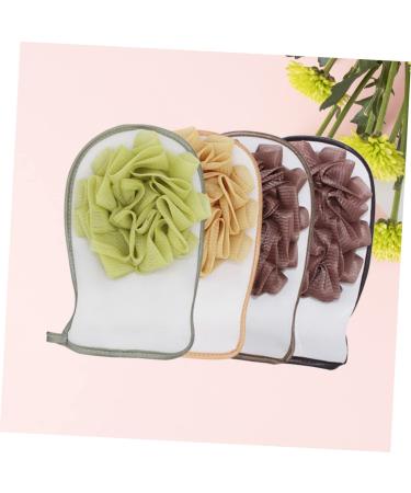 Angoily 2-in-1 Bath Gloves - Exfoliating Body Wash Mitts for Dead Skin Removal | Spa Scrubbing Towel For a Refreshing Shower Experience - Buy Online on SooperMarket.com