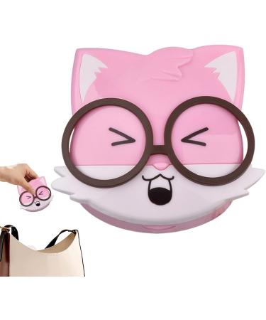 PEKMAR Cute Contact Lens Case - Portable Animal Cartoon Contact Glasses Storage Box Squirrel Cute Eye Contacts Organizer for Daily Use and Outdoor Traveling - Buy Online on SooperMarket.com