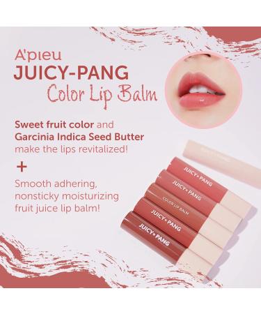 A'PIEU JUICY-PANG COLOR LIP BALM (CR01-GRAPEFRUIT) - Long-Lasting Lightweight Lip Balm for Daily Color and Care - Buy Online on SooperMarket.com