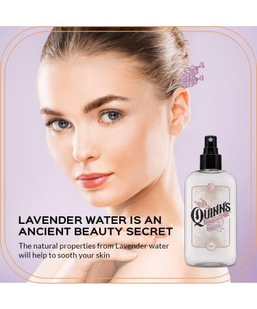 Quinn s Lavender Water- Natural Pillow Spray - Relaxing Aromatherapy - Facial Body Mist 8 Ounce - Buy Online on SooperMarket.com