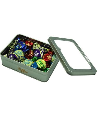 Walkers Toffee Sweets Assorted Flavours and Chocolate Eclairs x 200g Bundle with Silver Window Lid Refillable Tin - Buy Online on SooperMarket.com
