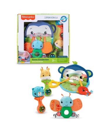 Fisher -Price HFJ92 - discover gift set senses game set with activity toys baby toys from 3 months of sensory toys