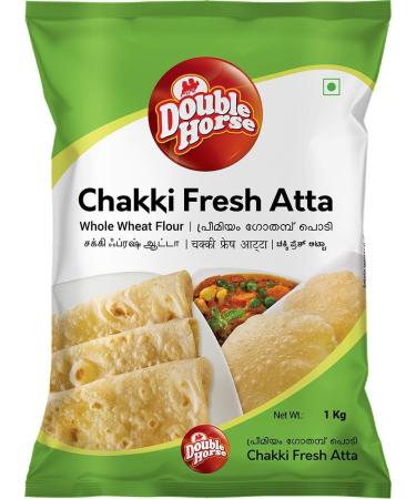 Double Horse Chakki Fresh Atta -5KG - Buy Online on SooperMarket.com