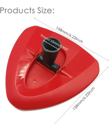 Replacement Rotating Triangle Mop Head Cover for O Cedar EasyWring Spin Mop - Compatible with 1 Tank System - Buy Online on SooperMarket.com