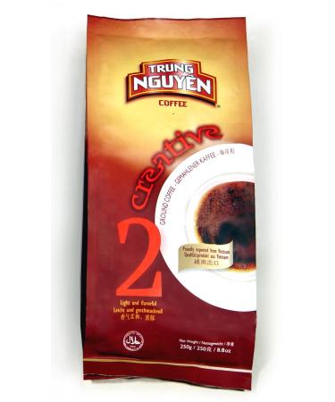 Trung Nguyen 2 Creative Ground Coffee - Light & Flavourful 250g