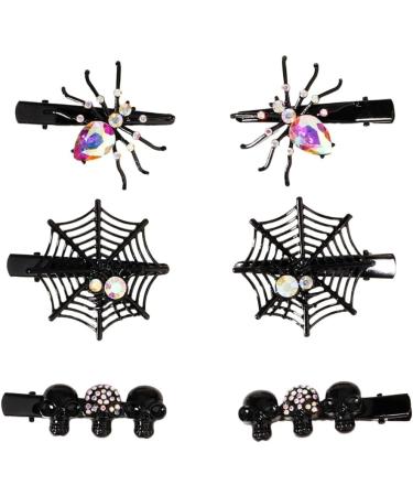 JSGHGDF Bat/Spiders Hairpins Hot Hair Clip Halloween Hair Clip for Woman 4 - Buy Online on SooperMarket.com