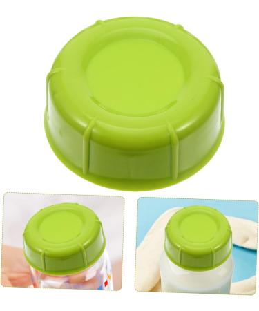 Vaguelly 10pcs Baby Bottle Seal Cap Lids Travel Organiser Flow Girls Baby Bottle Lid Replacement Kit Narrow Neck Feeding Bottle Caps Supply Food Girl Child Bottles Green 4.3x4.3x1.5cm - Buy Online on SooperMarket.com