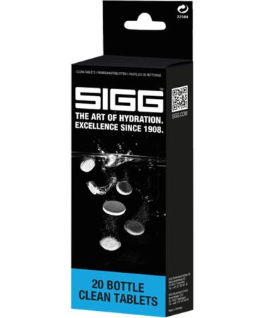 Sigg Bottle Clean Tablets - 20 Easy Cleaning Tablets for All Sigg Drinking Bottles | Quick & Effective Hand Washing Solution - Buy Online on SooperMarket.com