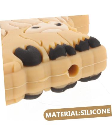 CRAFTHROU 10pcs Highland Animal Silicone Beads Toy - Cute Silica Gel Baby Beads 2.8x2.7cm - Buy Online on SooperMarket.com