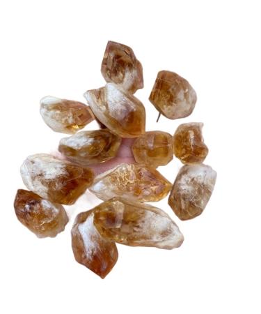 1pc Random Rough Natural Citrine Point Crystal Cluster Raw Specimen Stone Rock Ornaments Home Decoration Gift 1pc Random Citrine Point