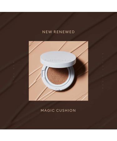 Missha M Magic Cushion Cover Lasting No.21 - Fuzzy & Semi-Matte Skin Finish - 15g - Buy Online on SooperMarket.com
